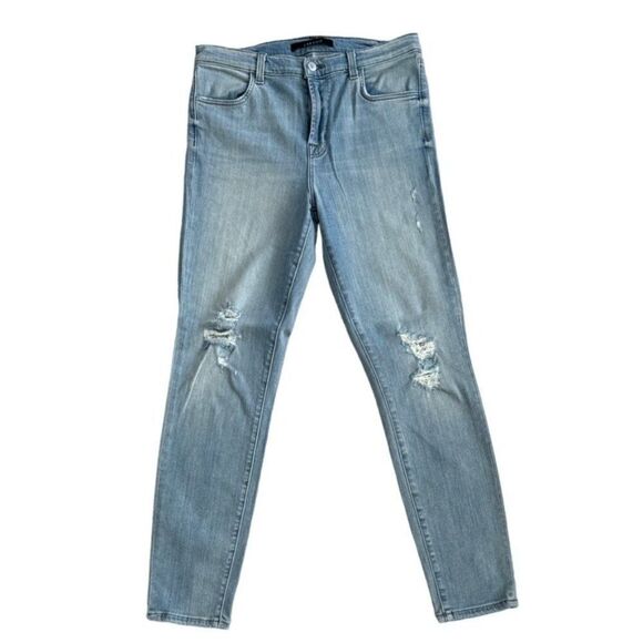 J Brand Women’s Distressed Skinny Jeans Size 29 - Picture 1 of 9